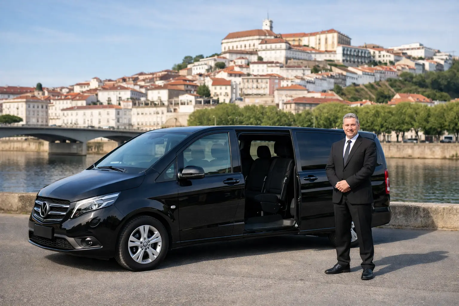 Viatura 9 lugares com motorista em Coimbra