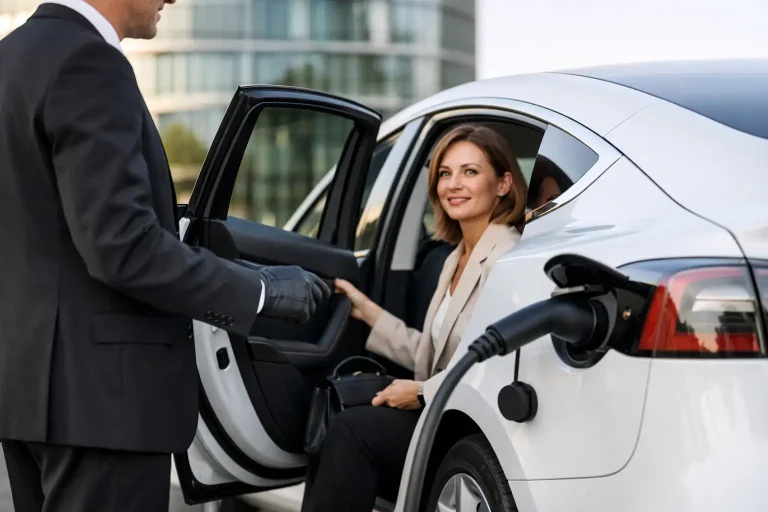 Serviço premium com viatura elétrica