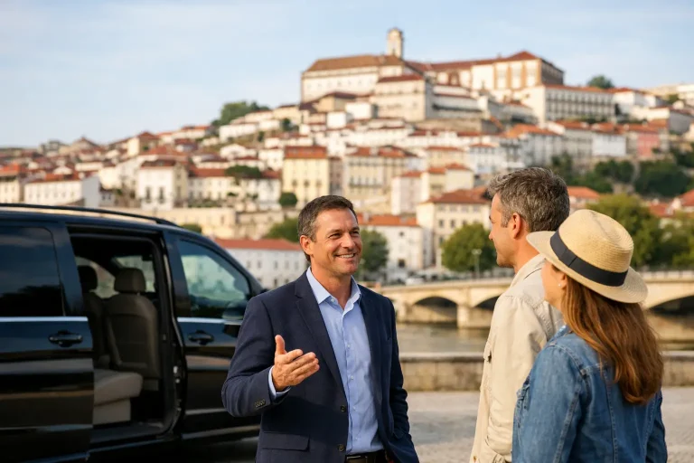 O que inclui um tour privado em Coimbra?