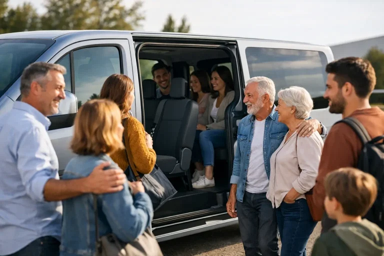 Quantas pessoas leva uma carrinha de 9 lugares?