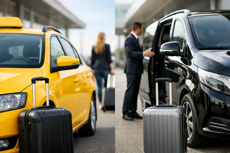 Táxi ou transfer reservado - qual escolher?
