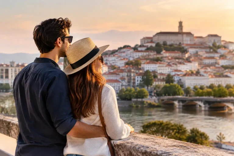 Tour privado para casais românticos em Coimbra